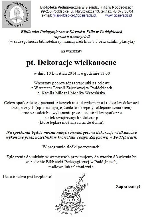 Dekoracje wielkanocne