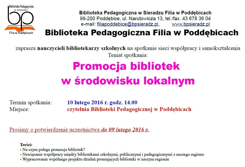 Promocja bibliotek