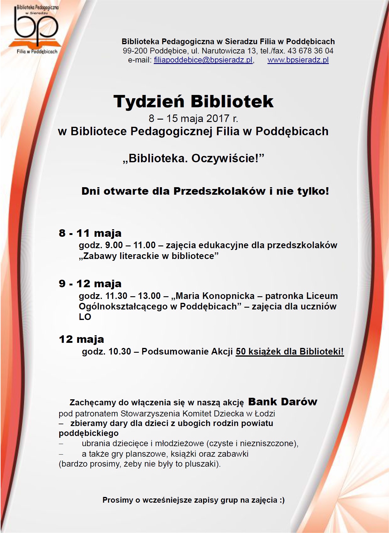 Tydzień Bibliotek 2017
